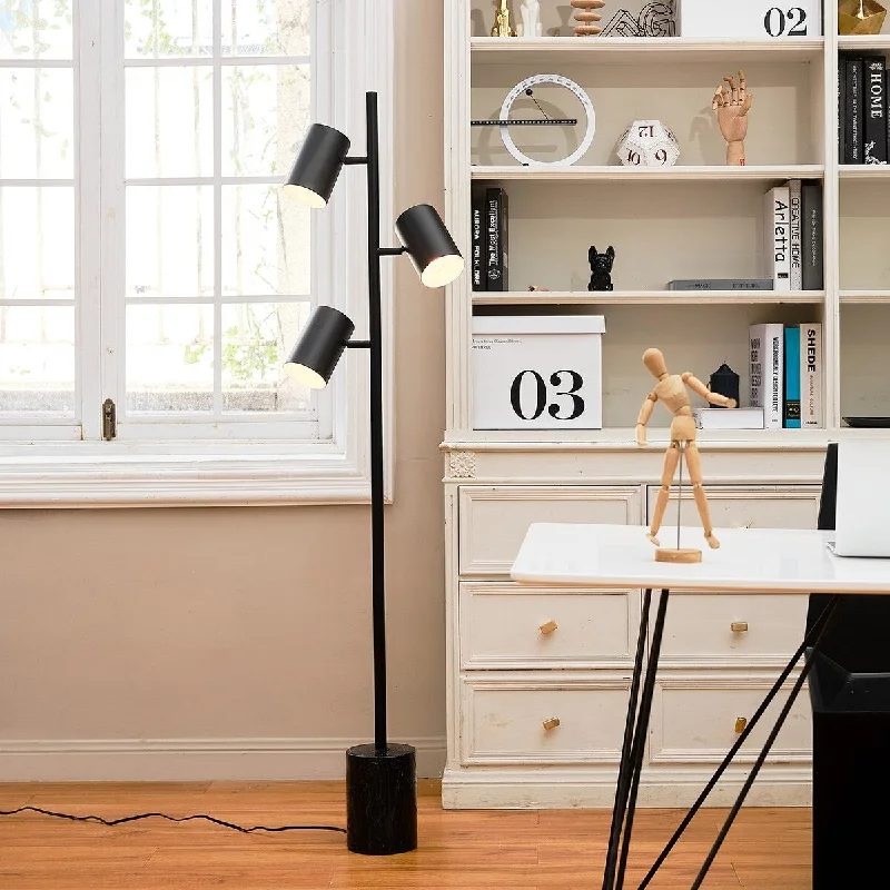 Marble Base Floor Lamp for a Touch of LuxuryMarble Base Floor Lamp for a Touch of LuxuryPratt 63" 3-Light Matte Black Floor Lamp - one size Marble Base Floor Lamp for a Touch of LuxuryMarble Base Floor Lamp for a Touch of LuxuryPratt 63" 3-Light Matte Black Floor Lamp - one size