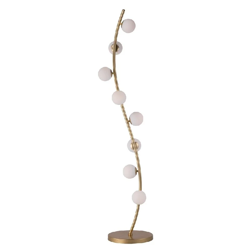 Adjustable Height Floor Lamp for Versatile Lighting NeedsAdjustable Height Floor Lamp for Versatile Lighting NeedsRover 9.5" Wide Steel Floor Lamp - Metallic Gold
