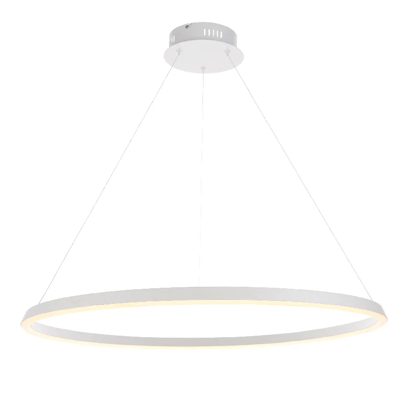 Smart Floor Lamp with Voice Control and Bluetooth ConnectivitySmart Floor Lamp with Voice Control and Bluetooth ConnectivityEndon Staten 1 Light Matt White Pendant Ceiling Light