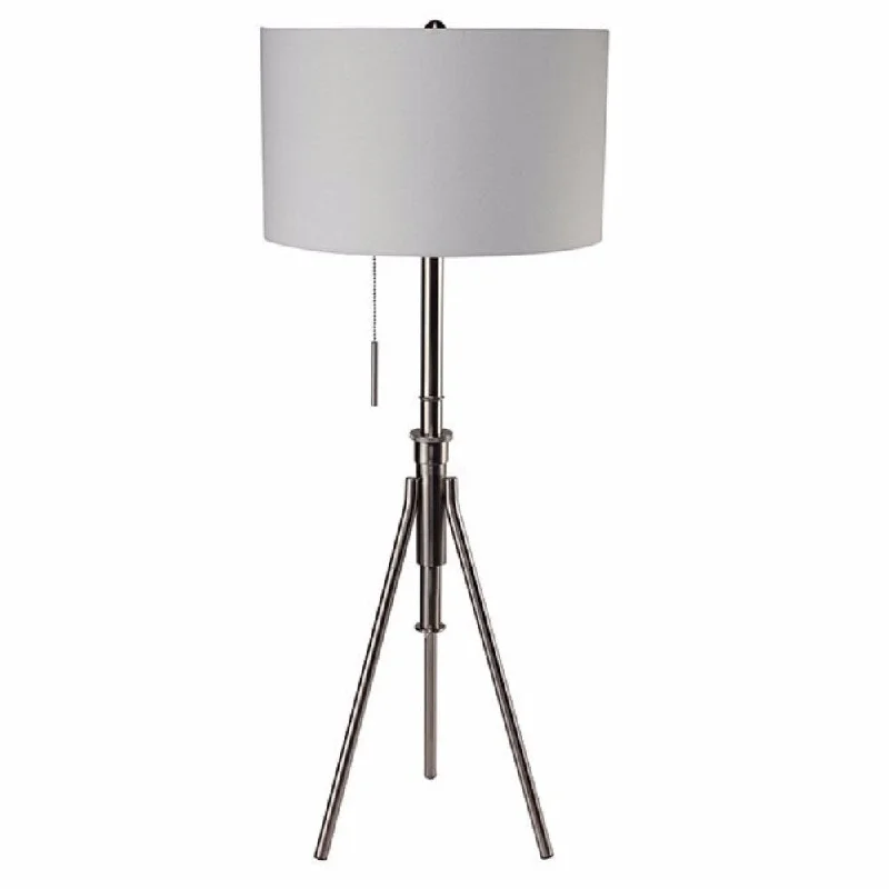 Bohemian Inspired Floor Lamp for Eclectic Home DecorBohemian Inspired Floor Lamp for Eclectic Home DecorZaya Contemporary Style Floor Lamp, Brushed Steel