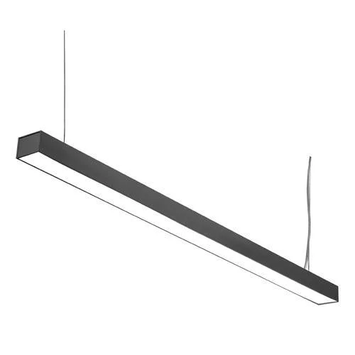 Modern Minimalist Ceiling Lights for Contemporary InteriorsModern Minimalist Ceiling Lights for Contemporary Interiors36W SPEND08 Office Pendant 4000K Natural White 1515 x 70 x 40mm - BLACK/SILVER