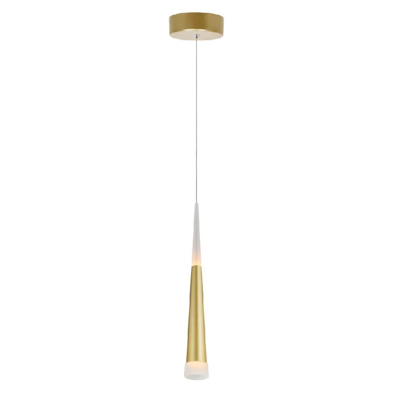 Gothic Ceiling Lights with Dark Metalwork and Pointed ArchesGothic Ceiling Lights with Dark Metalwork and Pointed ArchesAndes LED Down Mini Pendant With Satin Gold Finish