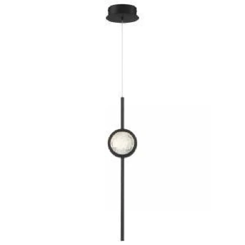 Bohemian Ceiling Lights with Beads, Tassels, and Colorful GlassBohemian Ceiling Lights with Beads, Tassels, and Colorful GlassBarletta, 1 Light LED Pendant, Blk