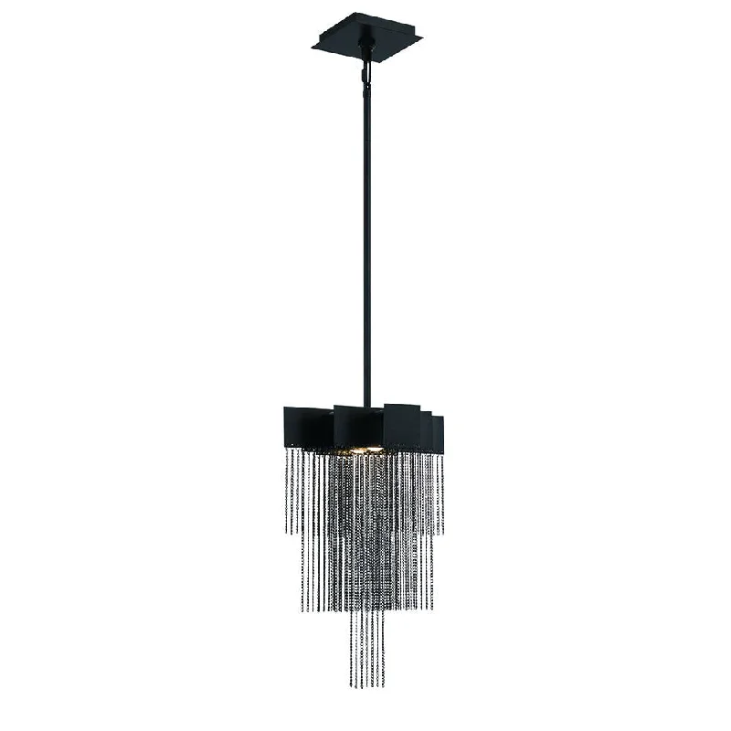 African - Inspired Ceiling Lights with Tribal Patterns and Natural MaterialsAfrican - Inspired Ceiling Lights with Tribal Patterns and Natural MaterialsBloomfield 2 Light Pendant in Black