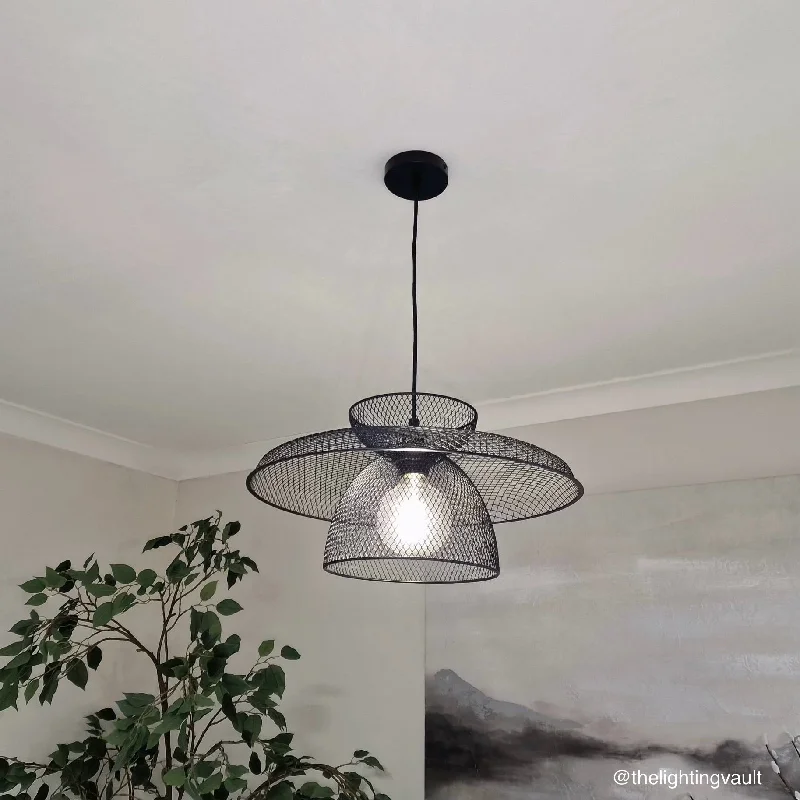 Japanese - Inspired Ceiling Lights with Shoji - Screen - like DiffusersJapanese - Inspired Ceiling Lights with Shoji - Screen - like DiffusersBurnie Pendant - 2 Colours