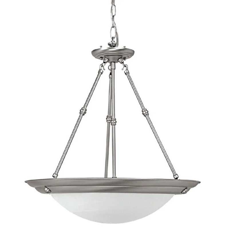 Industrial Style Ceiling Lights with Exposed Bulbs and Metal CagesIndustrial Style Ceiling Lights with Exposed Bulbs and Metal CagesCapital George 2720MN Pendant Light - Matte Nickel