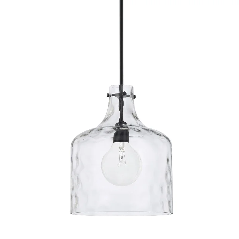 Victorian - Inspired Ceiling Lights with Ornate Crystal ChandeliersVictorian - Inspired Ceiling Lights with Ornate Crystal ChandeliersCapital Crawford 325717MB Pendant Light - Matte Black