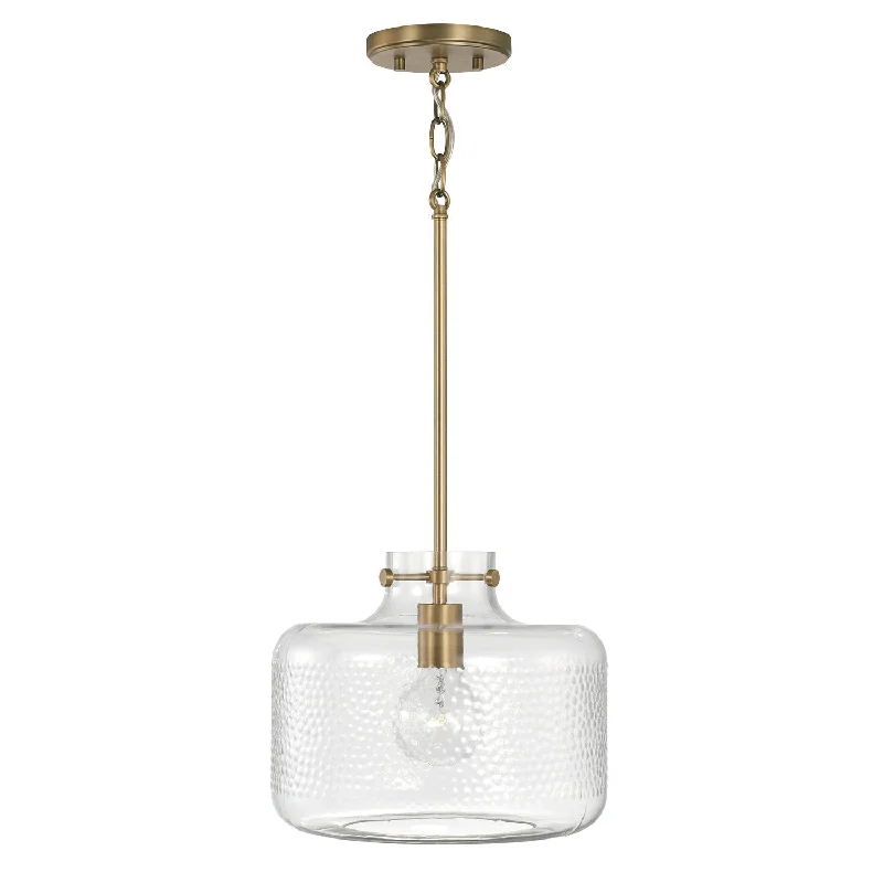 Moroccan Ceiling Lights with Colorful Stained Glass and Geometric CarvingsMoroccan Ceiling Lights with Colorful Stained Glass and Geometric CarvingsCapital Brighton 342512AD Pendant Light - Aged Brass
