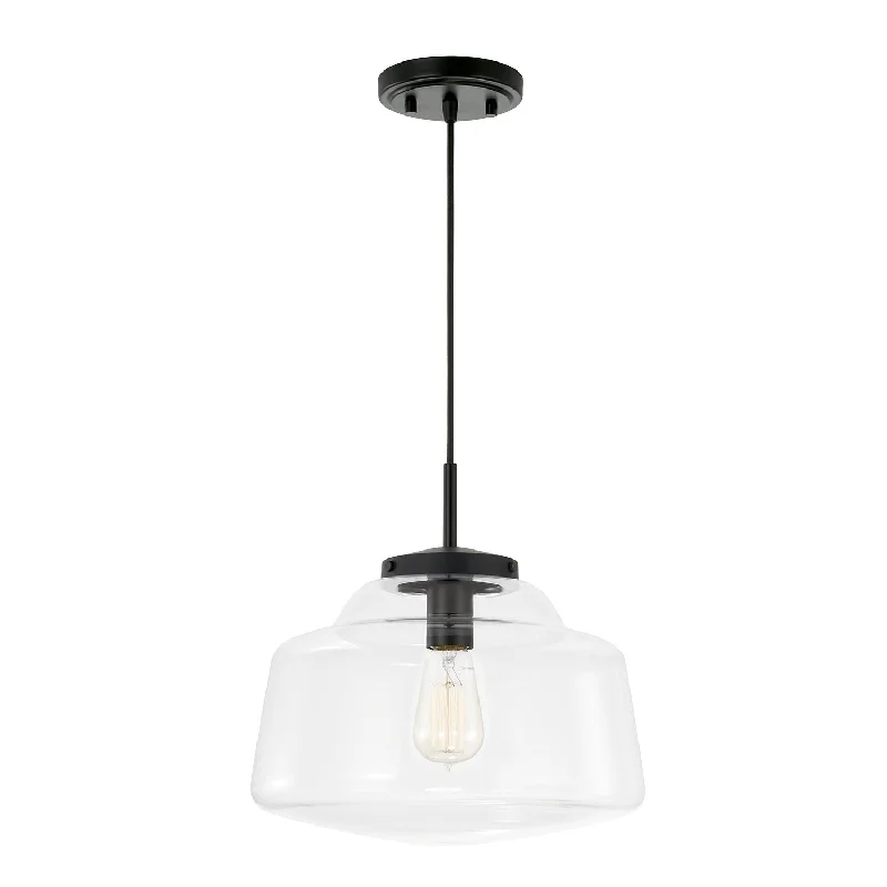 Glass Ceiling Lights with Frosted, Colored, or Etched GlassGlass Ceiling Lights with Frosted, Colored, or Etched GlassCapital Dillon 342711MB Pendant Light - Matte Black