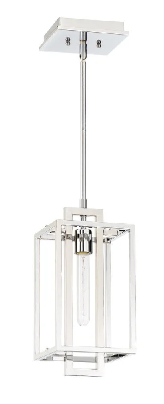 Art Deco Ceiling Lights with Geometric Patterns and Metallic FinishesArt Deco Ceiling Lights with Geometric Patterns and Metallic FinishesCubic 1 Light Mini Pendant in Chrome
