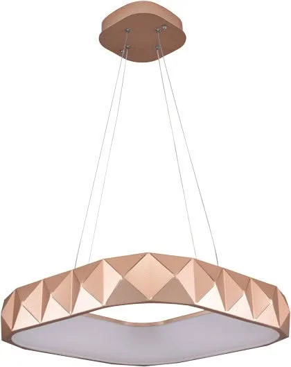 Industrial Style Ceiling Lights with Exposed Bulbs and Metal CagesIndustrial Style Ceiling Lights with Exposed Bulbs and Metal CagesLoom Rose Gold LED Pendant