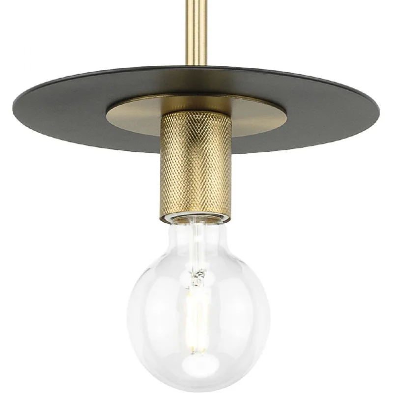 Gothic Ceiling Lights with Dark Metalwork and Pointed ArchesGothic Ceiling Lights with Dark Metalwork and Pointed ArchesP500392-109 1-L MINI-Pendant