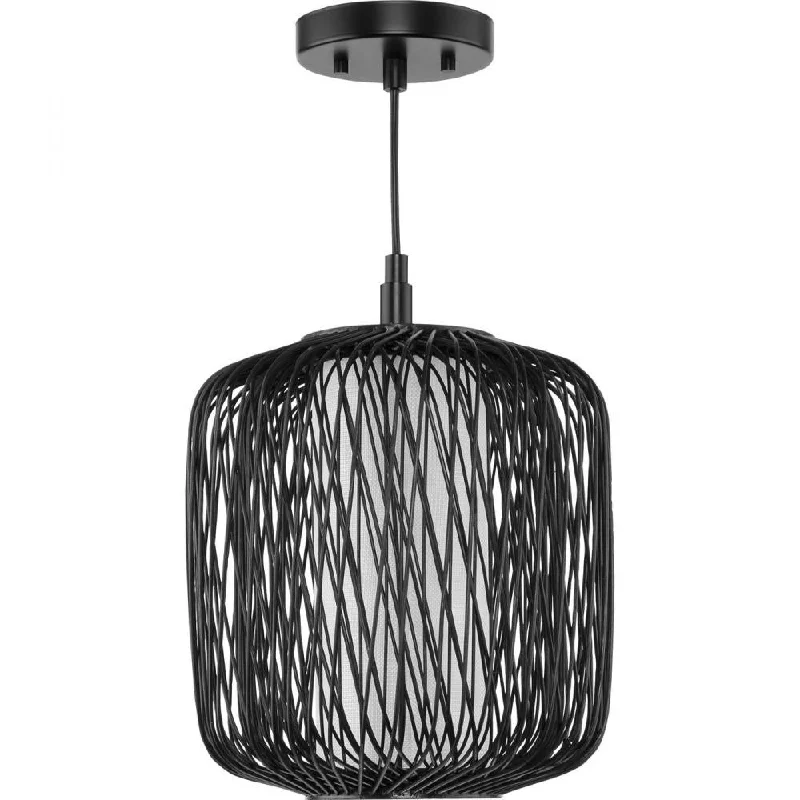 Gothic Ceiling Lights with Dark Metalwork and Pointed ArchesGothic Ceiling Lights with Dark Metalwork and Pointed ArchesP500395-202 1-L MINI-Pendant