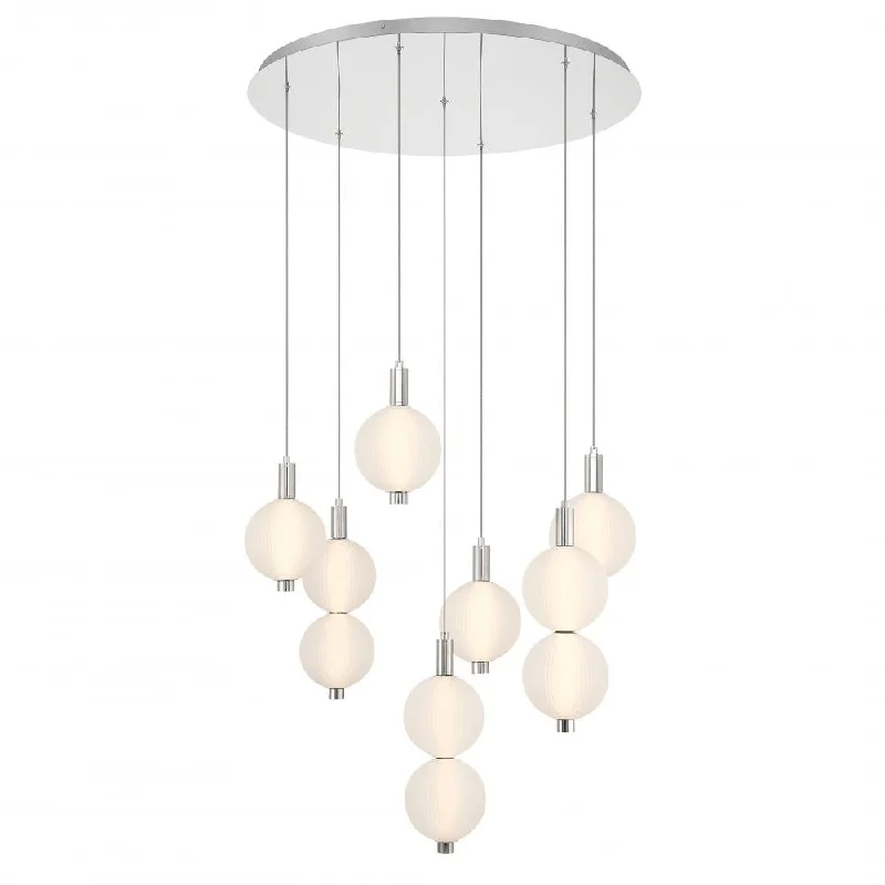 Glass Ceiling Lights with Frosted, Colored, or Etched GlassGlass Ceiling Lights with Frosted, Colored, or Etched GlassPalmas 30" LED Pendant In Nickel Glass Ceiling Lights with Frosted, Colored, or Etched GlassGlass Ceiling Lights with Frosted, Colored, or Etched GlassPalmas 30" LED Pendant In Nickel