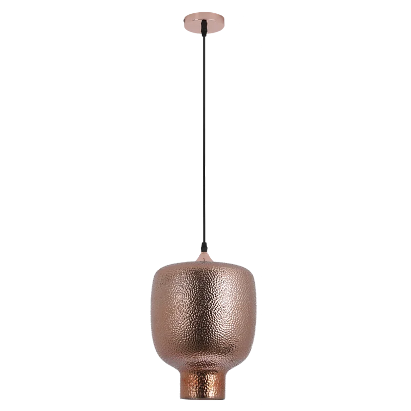 Chinese - Style Ceiling Lights with Red Lantern - Inspired DesignsChinese - Style Ceiling Lights with Red Lantern - Inspired DesignsPotto Textured Copper Pendant Light