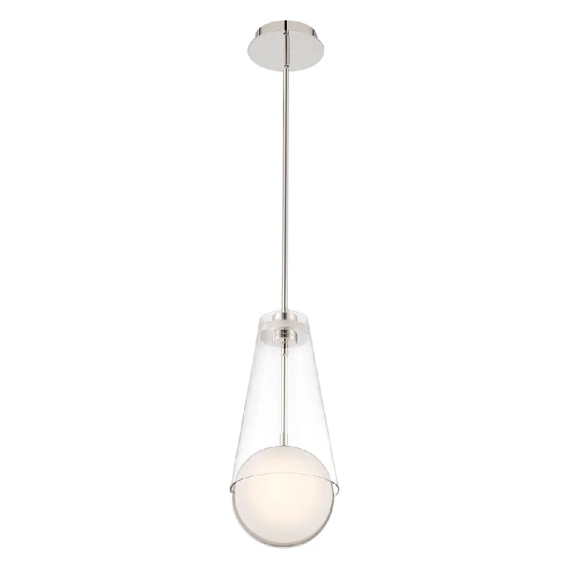 Japanese - Inspired Ceiling Lights with Shoji - Screen - like DiffusersJapanese - Inspired Ceiling Lights with Shoji - Screen - like DiffusersSolari 2 Light Pendant in Polished Nickel