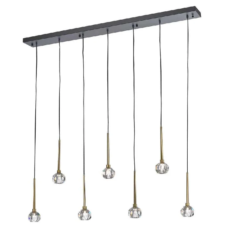 Tropical - Themed Ceiling Lights with Palm - Leaf Shapes and Rattan WrapsTropical - Themed Ceiling Lights with Palm - Leaf Shapes and Rattan WrapsStarFire Crystal 1706BB