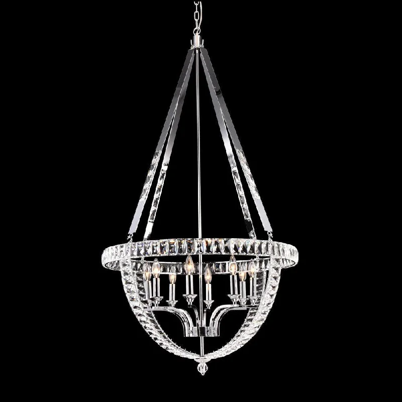 Tropical - Themed Ceiling Lights with Palm - Leaf Shapes and Rattan WrapsTropical - Themed Ceiling Lights with Palm - Leaf Shapes and Rattan WrapsStarFire Crystal 4030CH