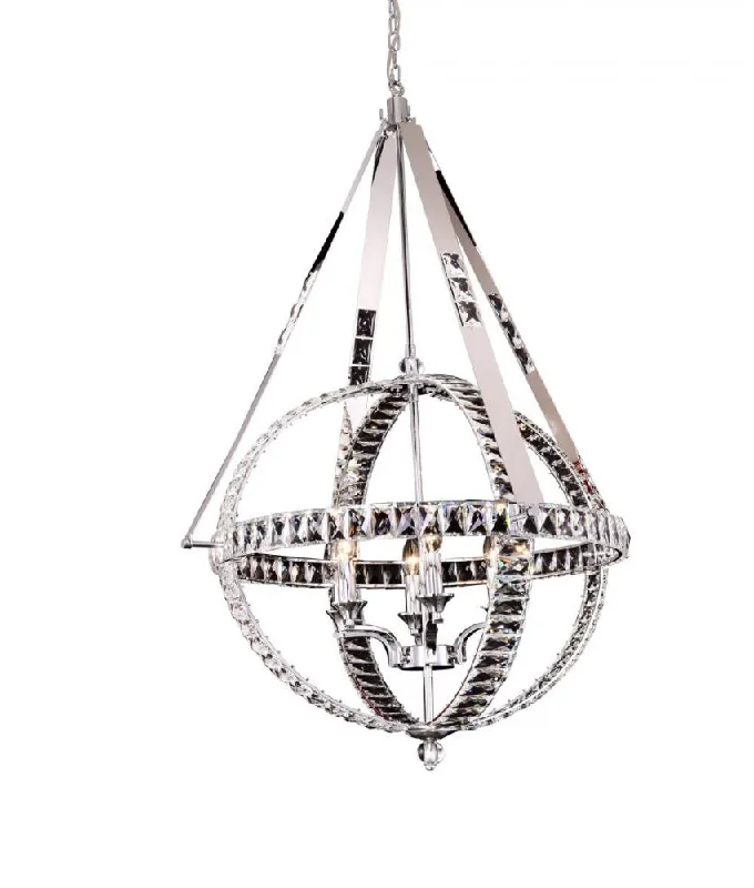 Art Nouveau Ceiling Lights with Organic, Flowing ShapesArt Nouveau Ceiling Lights with Organic, Flowing ShapesStarFire Crystal 4050CH
