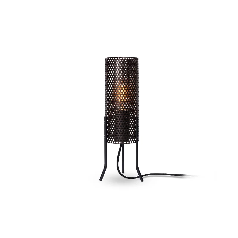wooden table lamps with natural grain for a warm and organic feelwooden table lamps with natural grain for a warm and organic feelVouge Tripod Small Table Lamp - Bronze Coloured/Black