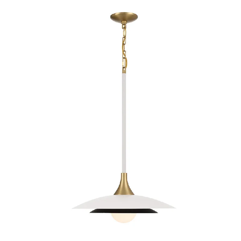 Gothic Ceiling Lights with Dark Metalwork and Pointed ArchesGothic Ceiling Lights with Dark Metalwork and Pointed ArchesWelsh 1 Light Pendant in White and Black