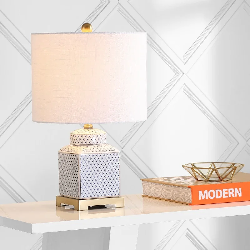 metal table lamps with a matte black finish for a sleek appearancemetal table lamps with a matte black finish for a sleek appearanceCatherine 21.5" Ceramic/Metal Ginger Jar LED Table Lamp, White/Navy by JONATHAN Y metal table lamps with a matte black finish for a sleek appearancemetal table lamps with a matte black finish for a sleek appearanceCatherine 21.5" Ceramic/Metal Ginger Jar LED Table Lamp, White/Navy by JONATHAN Y