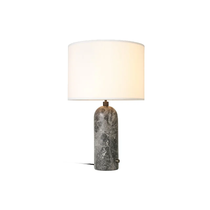 asian inspired table lamps with bamboo accents for a zen atmosphereasian inspired table lamps with bamboo accents for a zen atmosphereGravity 10012323 Large Table Lamp - Grey Marble/White Shade