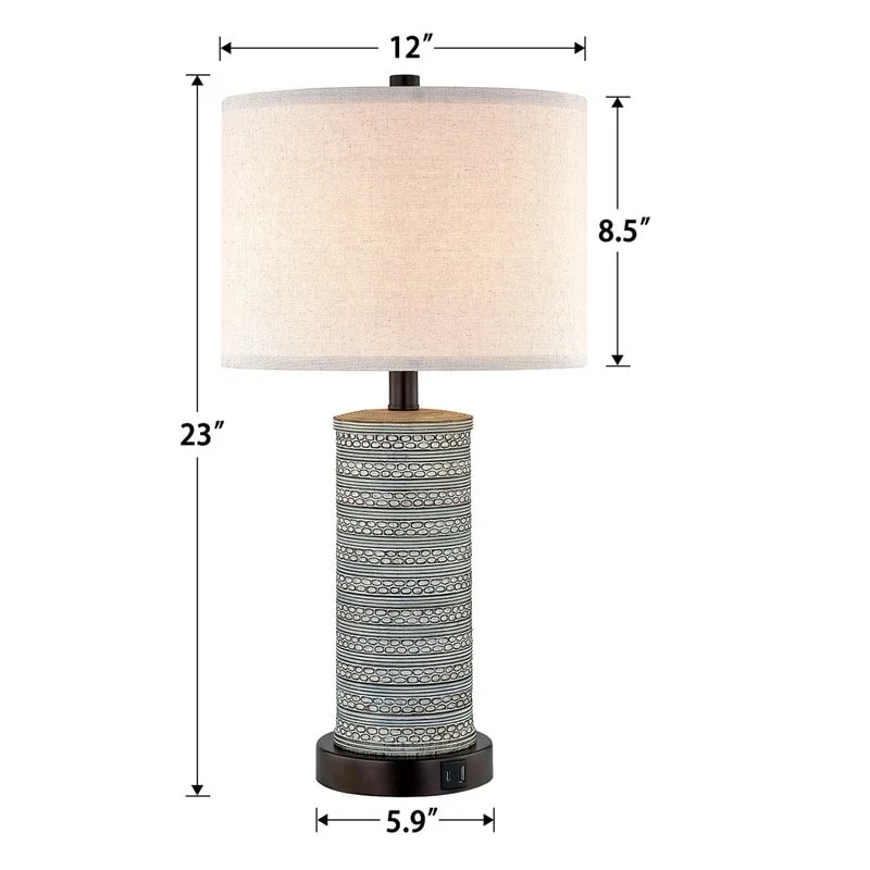 metal table lamps with a matte black finish for a sleek appearancemetal table lamps with a matte black finish for a sleek appearanceKAWOTI Touch Control Table Lamp Set with USB Ports (Set of 2) metal table lamps with a matte black finish for a sleek appearancemetal table lamps with a matte black finish for a sleek appearanceKAWOTI Touch Control Table Lamp Set with USB Ports (Set of 2)