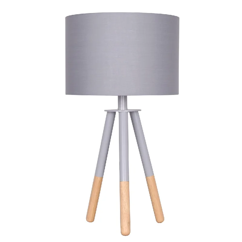 coastal style table lamps with nautical elements for beach housescoastal style table lamps with nautical elements for beach housesSarantino Tripod Desk Lamp in Metal & Wood Nordic Minimalist Light