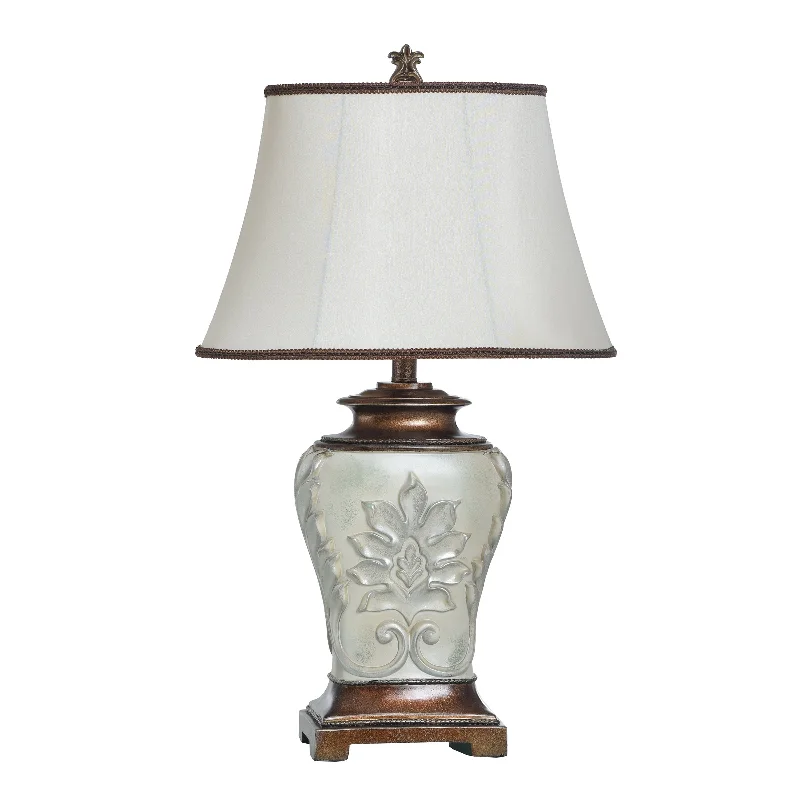 Antique White With Gold Accents
